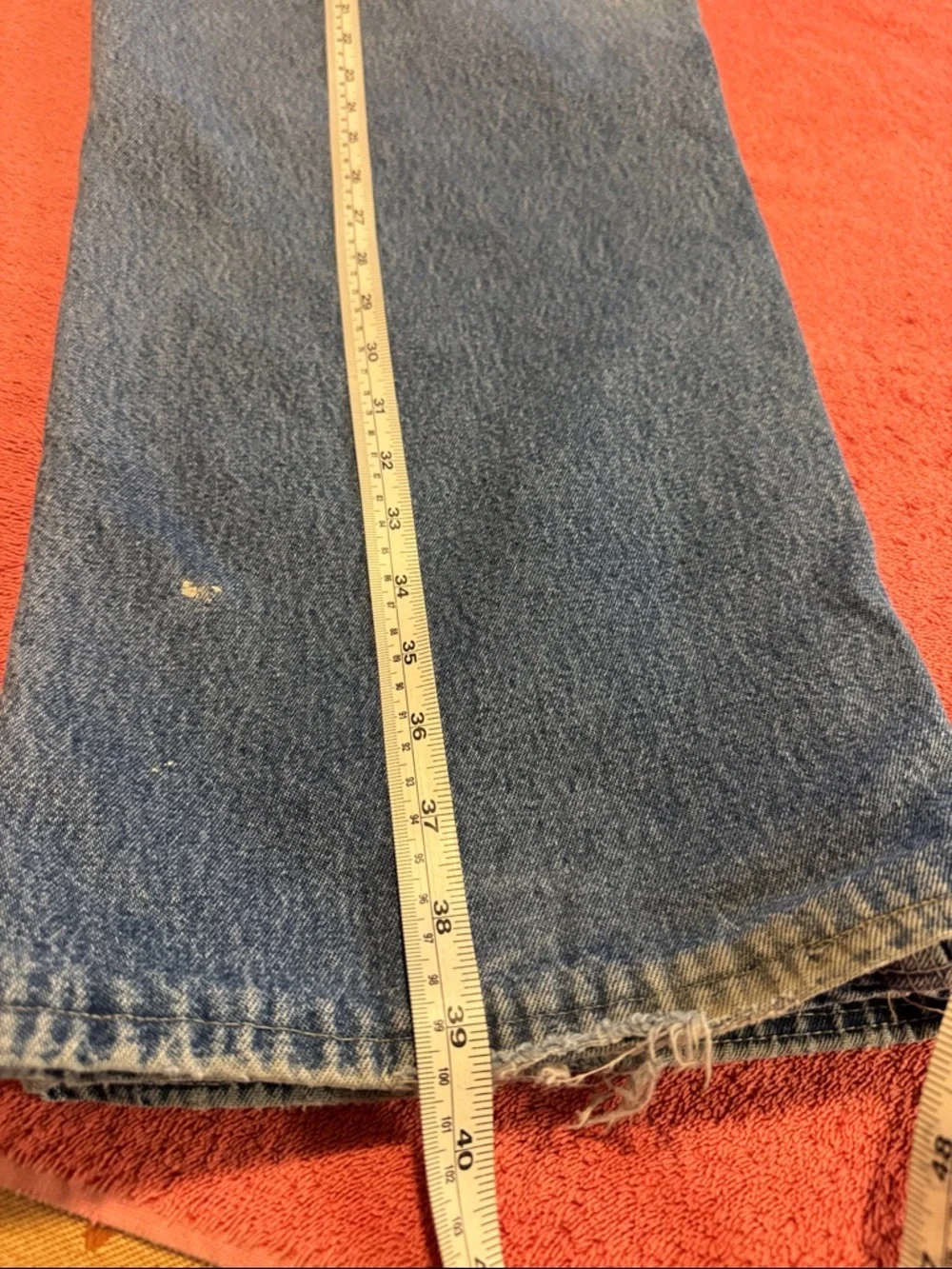 Carhartt Men's Relaxed Light Blue Denim Jeans - Picture 9 of 13